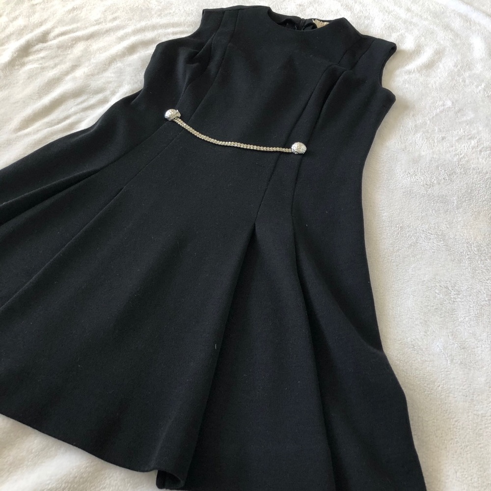 Vintage B. Altman & Co Black Rhinestone Dress
